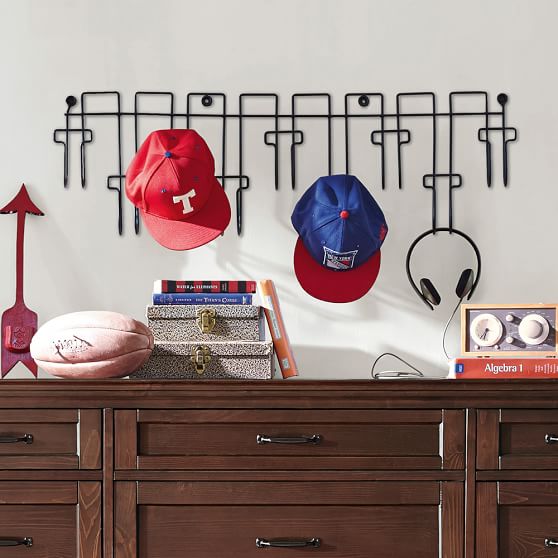baseball hat rack