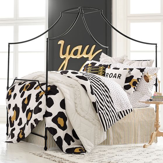 leopard bedding