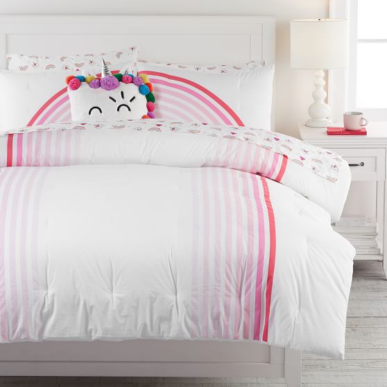 pottery barn rainbow bedding