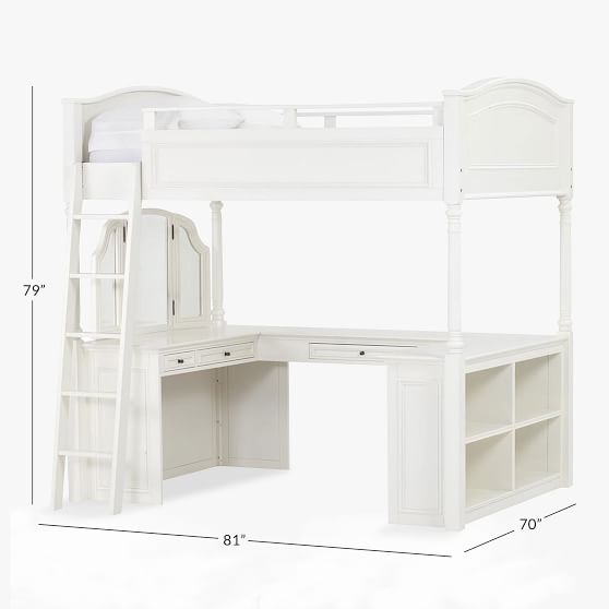 loft bed with desk under 200