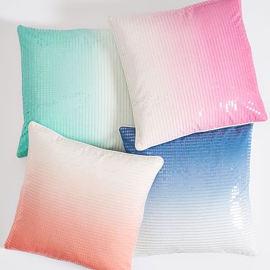 sequin pillow cover
