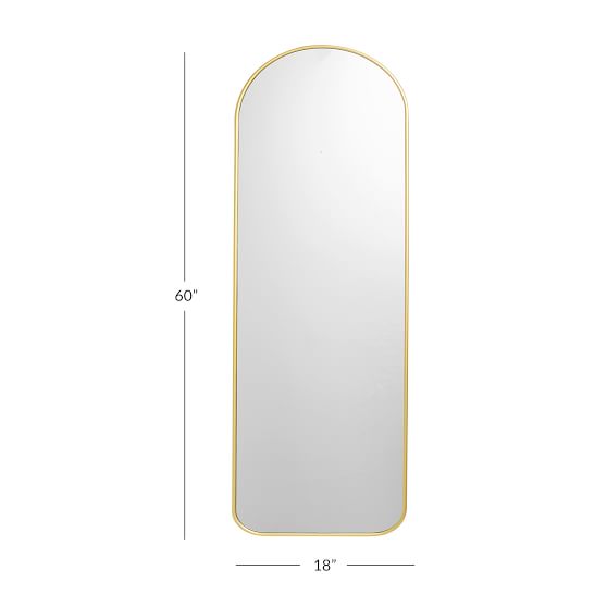 Metal Framed Full Length Decorative Mirror Pottery Barn Metal Framed Full Length Decorative