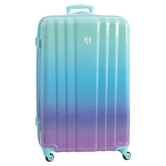 ombre suitcase