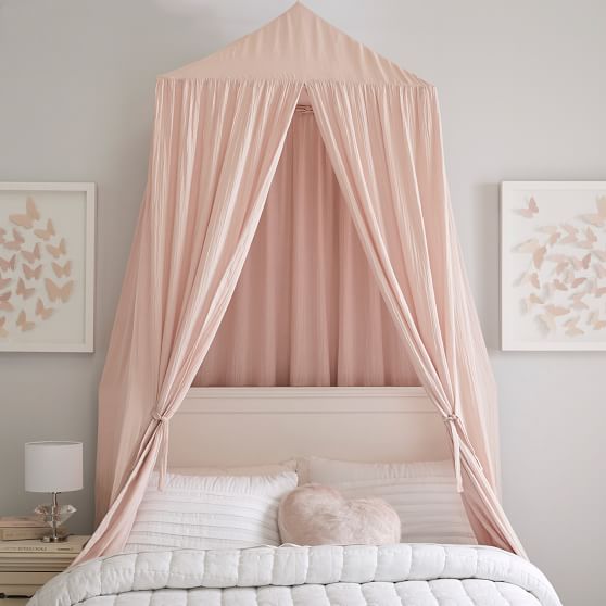 Oversized Fabric Canopy Pottery Barn Teen