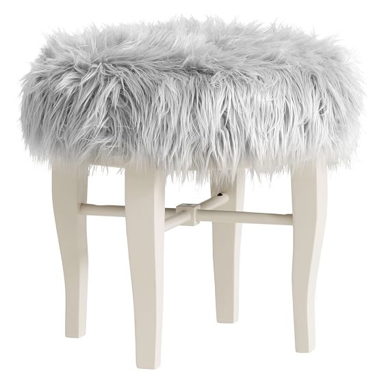 Himalayan Glam Vanity Stool Teen Vanity Pottery Barn Teen