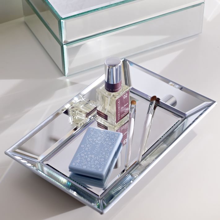 Mirrored Jewelry Tray Jewelry Storage Pottery Barn Teen