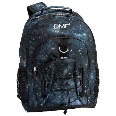galaxy backpack and lunchbox