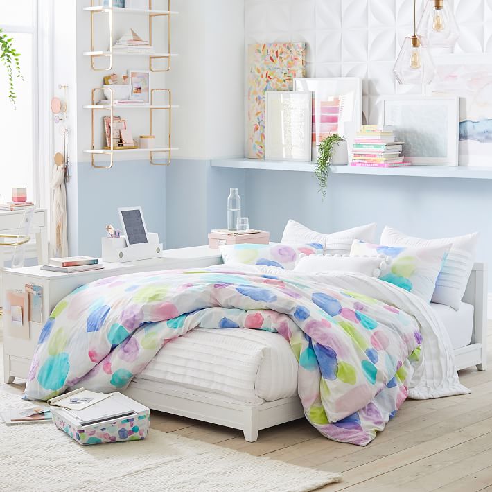 Ultimate Platform Bed + Drawer/ Cabinet Set | Teen Bedroom Set ...