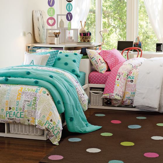 girls corner bed