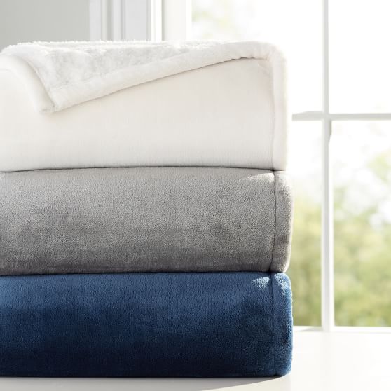 Ultra Plush Throw Blanket Pottery Barn Teen