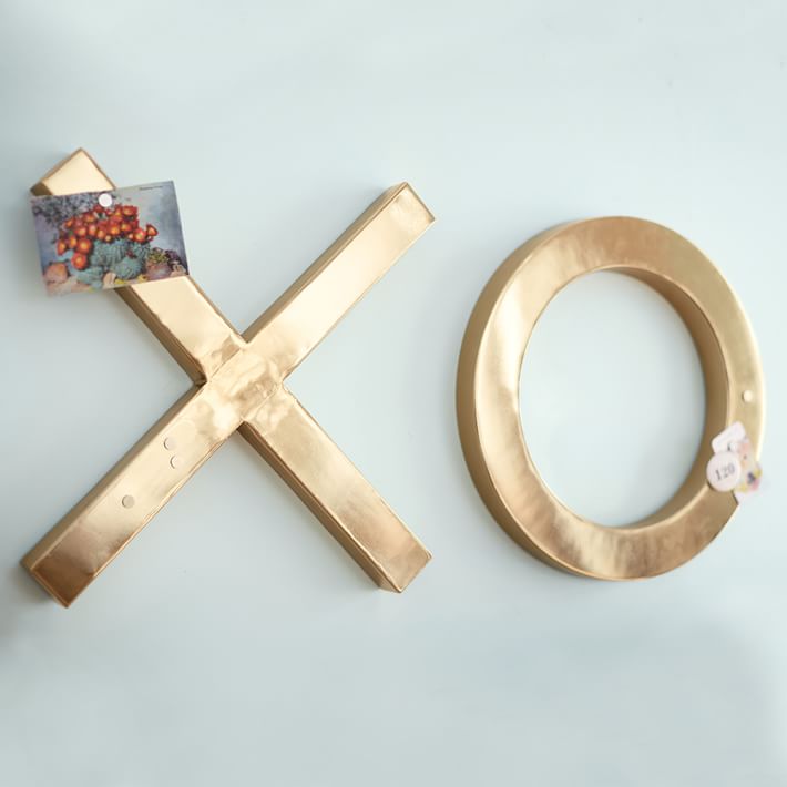 The Emily & Meritt XO Wall Decor, Set of 2 Wall Decor Pottery Barn Teen