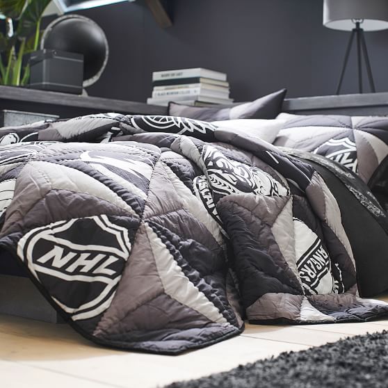 Nhl Urban Boy S Quilt Sham Pottery Barn Teen - Nhl Bedding Sheets Nhl Urban Boy S Quilt Sham Pottery Barn Teen - Nhl Bedding Sheets