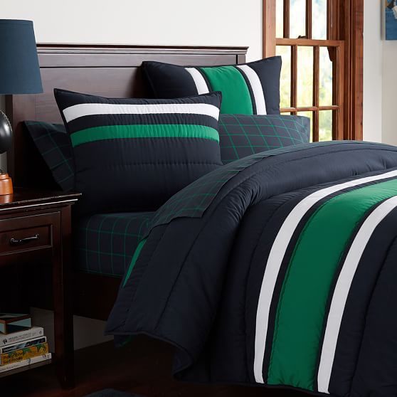 boys striped comforter