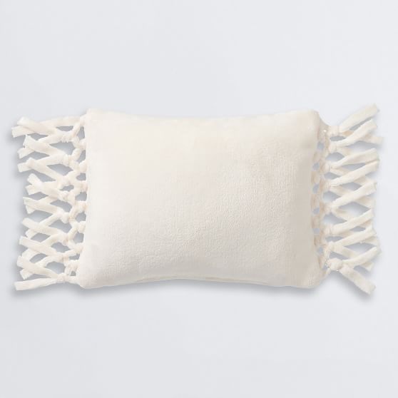 bohemian fringe pillow