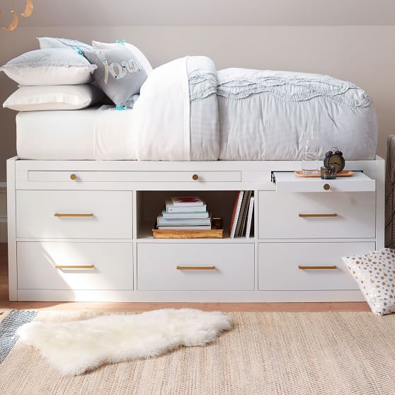 bed for teenager with storage