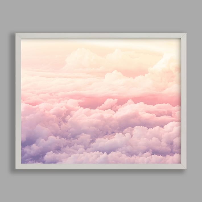 Cloudscape Framed Art By Minted Pottery Barn Teen