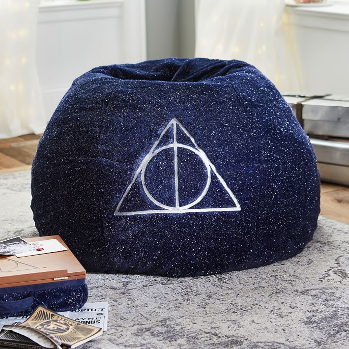HARRY POTTER™ DEATHLY HALLOWS™ Bean Bag Chair Pottery Barn Teen
