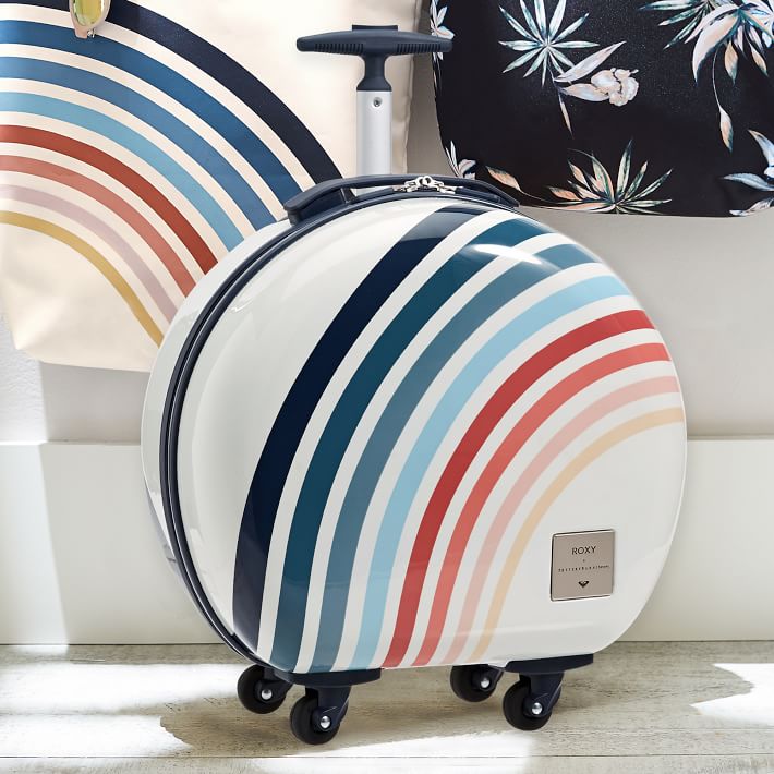 Roxy Rainbow Round HardSided Suitcase Pottery Barn Teen