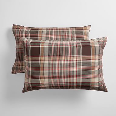 plaid pillowcases
