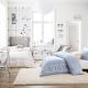 Chambray Tassel Girls Duvet Cover | Pottery Barn Teen