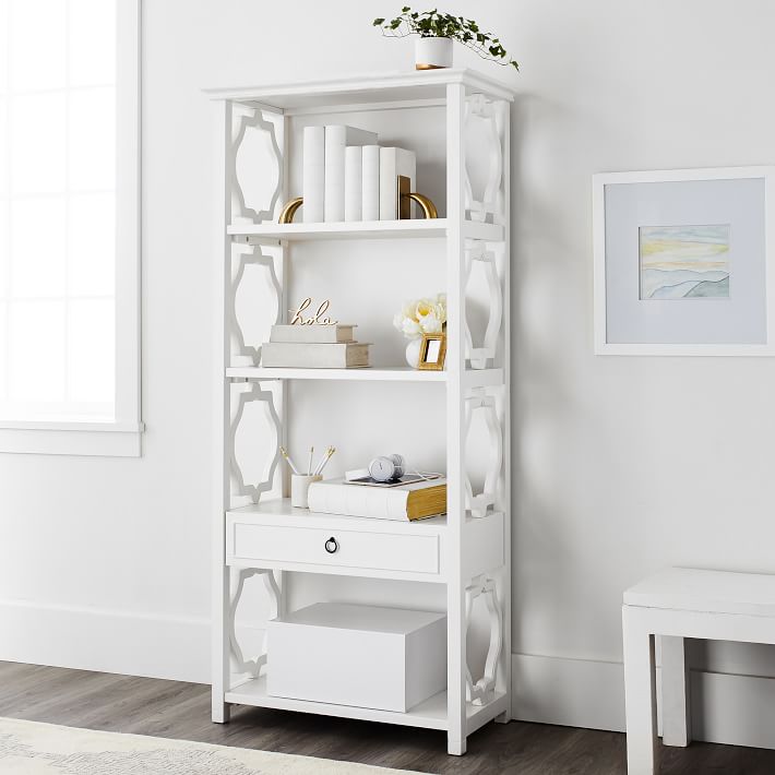 pottery barn house bookshelf