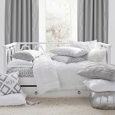 Elsie Daybed Trundle Teen Bed Pottery Barn Elsie Daybed Trundle Teen Bed, Daybed With Trundle Bedding Sets