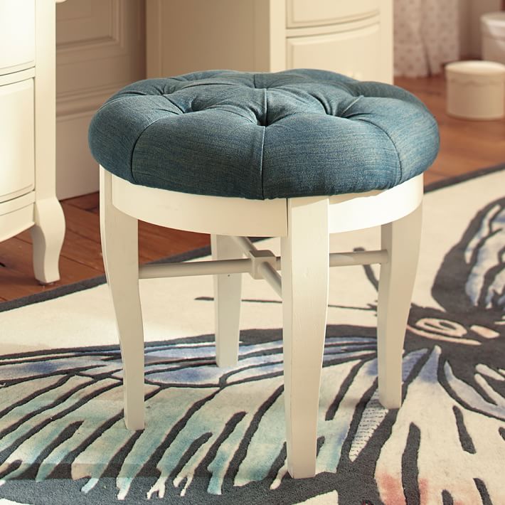 glam vanity stool