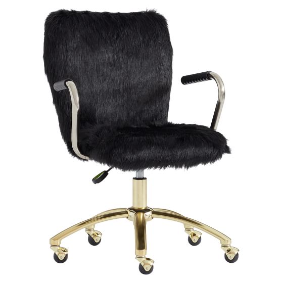 Fuzzy Office Chairs Off 74 Fuzzy Office Chairs Off 74, Black Desk Chairs