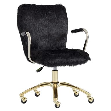 black desk chair