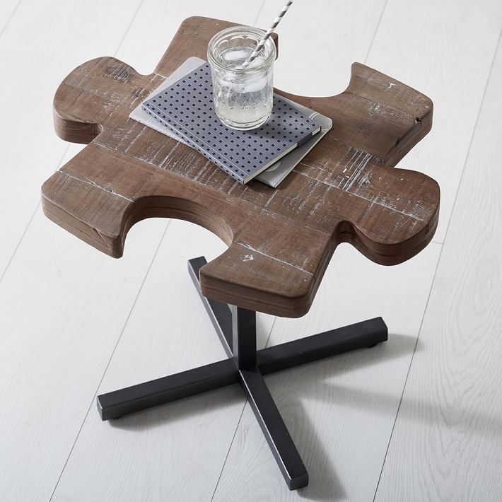 Puzzle Side Table | Lounge Table | Pottery Barn Teen