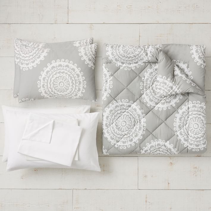 Medallion Florette Comforter Dorm Bundle Pottery Barn Teen