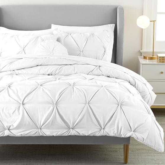 Microfiber Pintuck Twin Xl Comforter, Grey Bedding Twin Xl