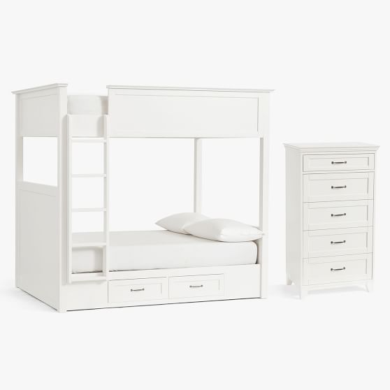 Hampton Teen Bunk Bed With Dresser, Dresser Bunk Beds