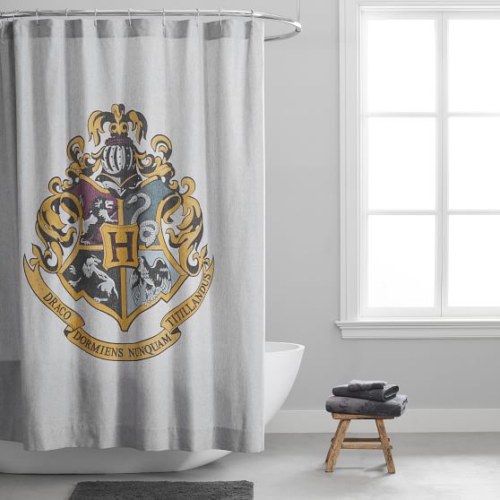 Harry Potter Crest Shower Curtain, Fair Trade Shower Curtain