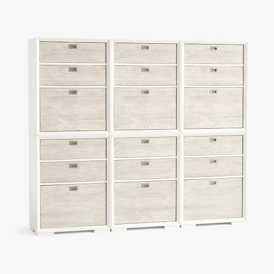 Callum Triple 3 Drawer Tall Storage, Tall Wood Storage Cabinets With Drawers