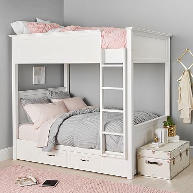 Hampton Teen Bunk Bed Pottery Barn, Pottery Barn Bunk Beds With Stairs