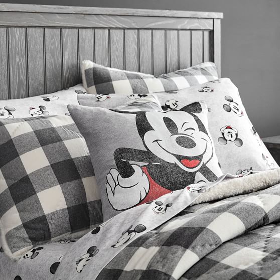 Disney Mickey Mouse Heathered Jersey, Disney Twin Xl Bedding