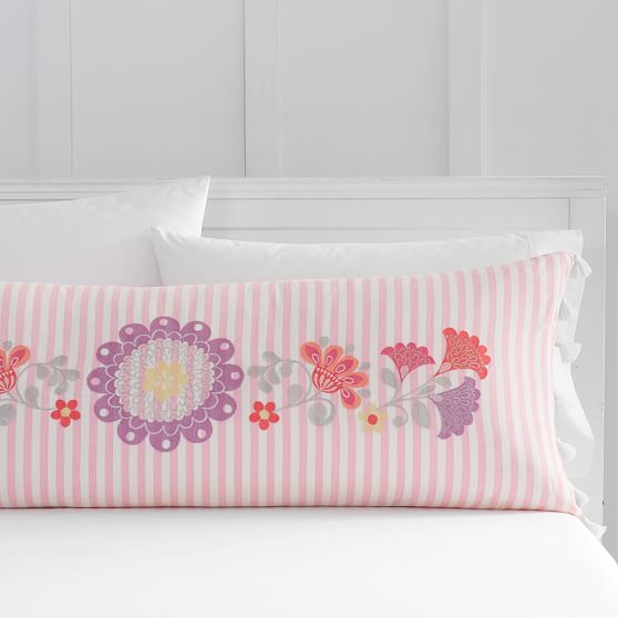 striped body pillow cover