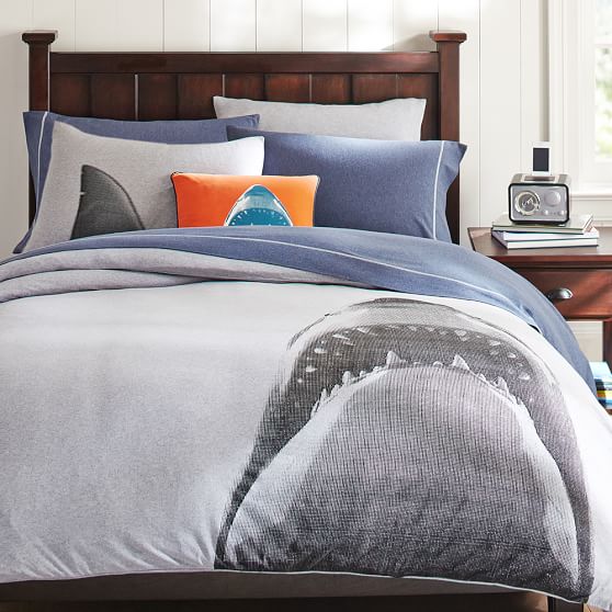 pottery barn shark sheets