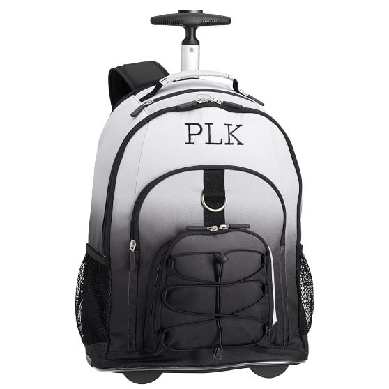 ombre rolling backpack