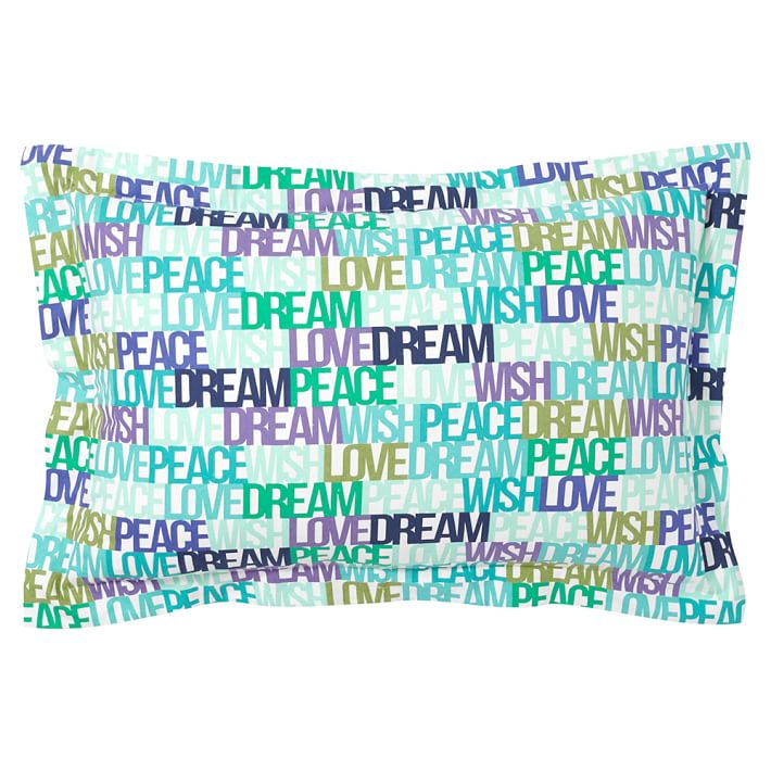 Dreamy Words Flannel Girls Duvet Cover Sale Pottery Barn Teen