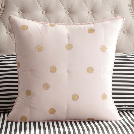 pottery barn polka dot sheets