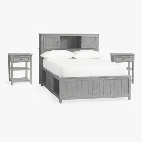 Solid Wood Twin Beds Pottery Barn Teen, Solid Wood Twin Bed Frame With Drawers