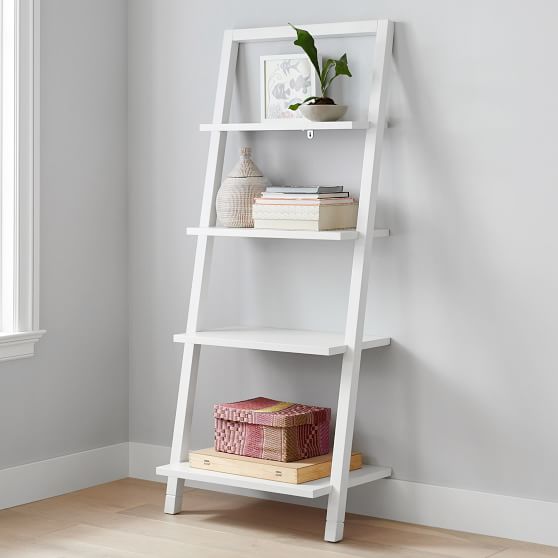Beadboard 29 5 Ladder Bookshelf, Pottery Barn Small Spaces Ladder Bookcase