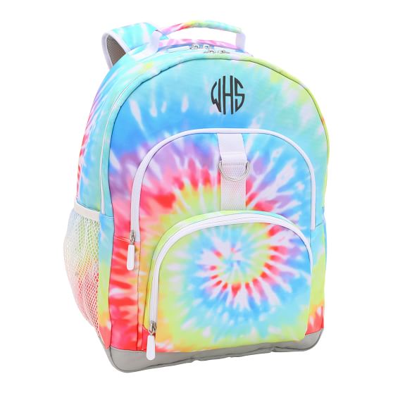 tie dye rolling backpack