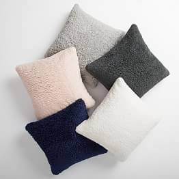 Cozy Recycled Sherpa Pillow Cover