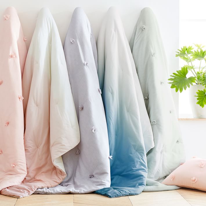 Plant Dyed Tufted Tencel Quilt & Sham Pottery Barn Teen