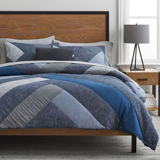 Blue Printed Bedding | Pottery Barn Teen