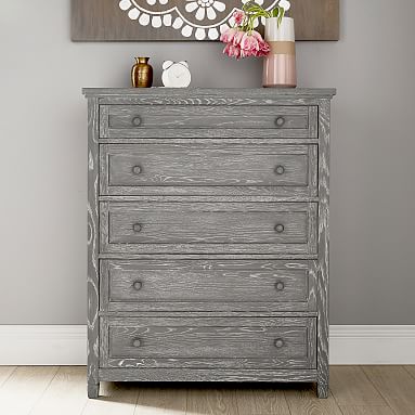 Extra Wide Dressers Nightstands, Oxford Richmond 7 Drawer Dresser In Brushed Grey