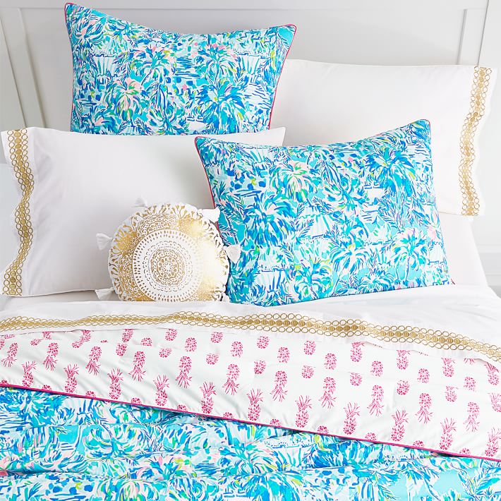 Lilly Pulitzer Pineapple Party, Pineapple Twin Xl Bedding Dorm